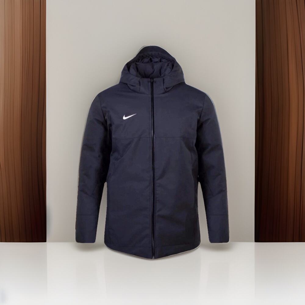 Nike 550 Down Parka Winter Coat Gray DJ6526-060 Men's Size L NWT